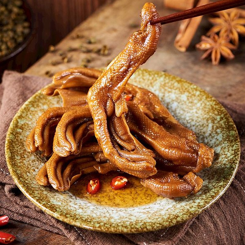 修文食品鸭掌400g